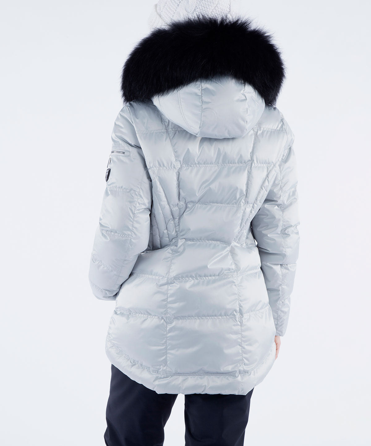 Women&#39;s Nikki Quilted Jacket with Removable Faux Fur Ruff