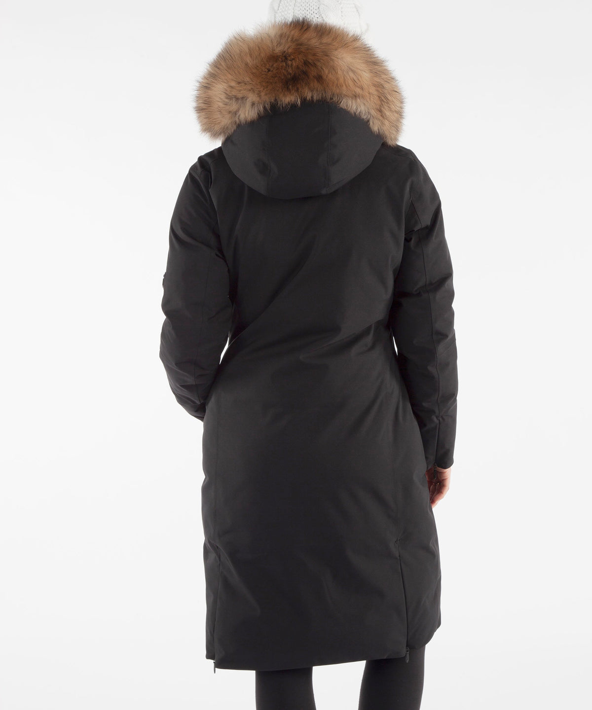 Parka longue isolée Hillary pour femmes avec bordure en fourrure amovible