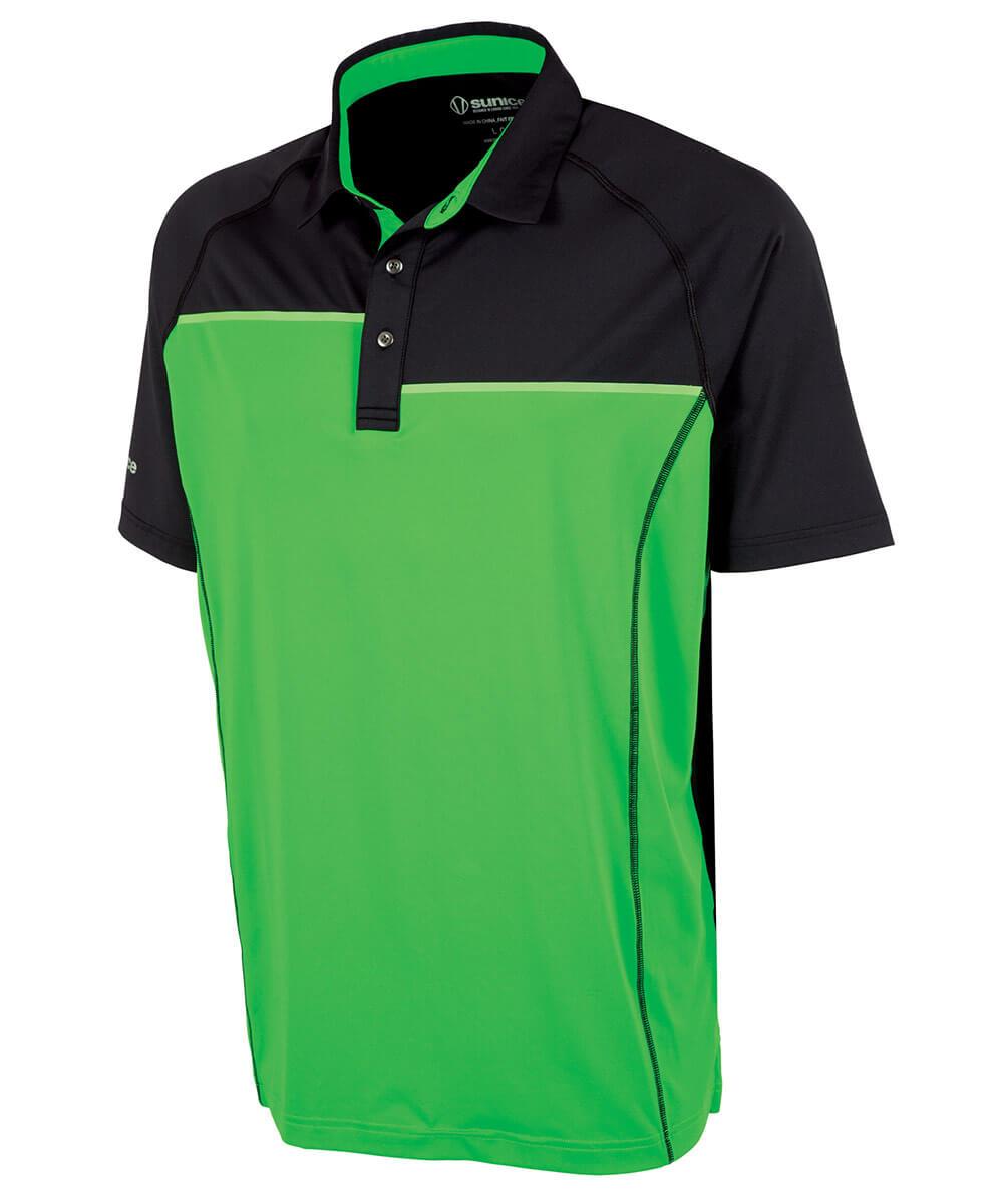 Men's Martin Camo Print Short Sleeve Polo Shirt - Sunice Sports