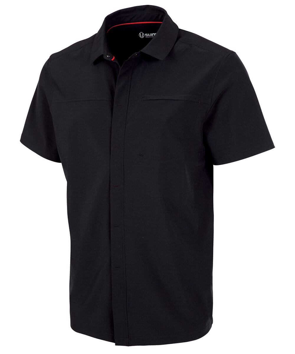 Men's Duncan Woven Snap-Front Short Sleeve Shirt