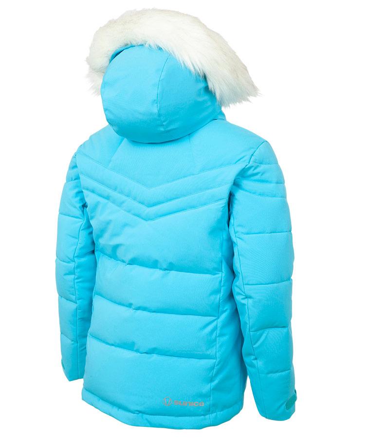 Girls&#39; Sage Waterproof Insulated Stretch Jacket With Detachable Faux Fur Ruff
