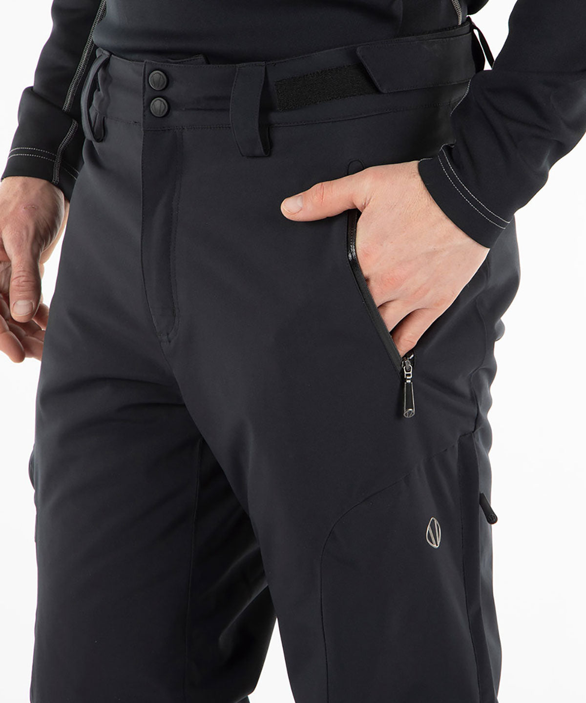 Pantalon extensible isolé imperméable Radius pour hommes - Noir