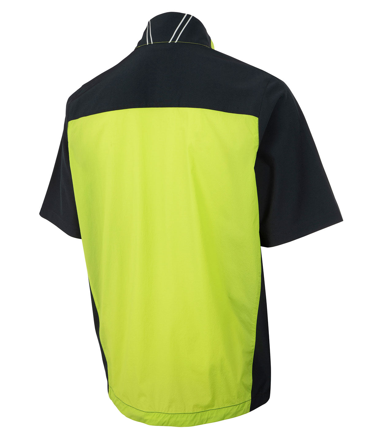 Avia Running Shirt Mens Medium Green Black Mesh Short Sleeve