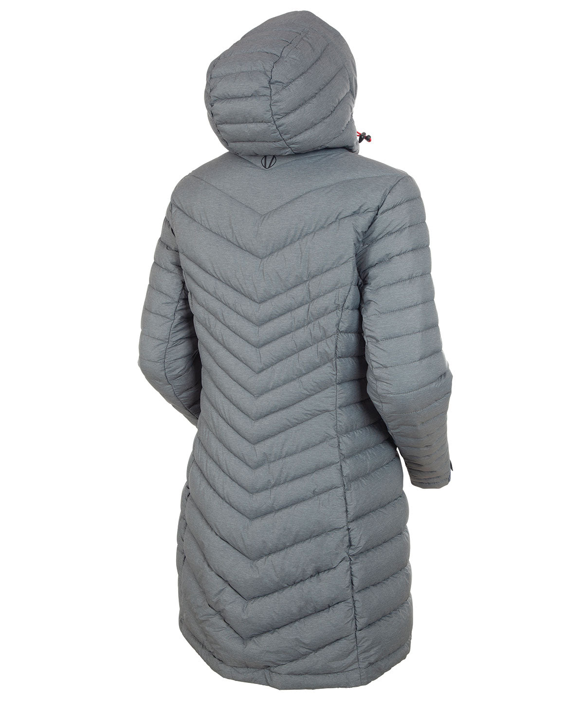Women's Jojo Thermal Quilted Long Jacket with Hood - Sunice Sports