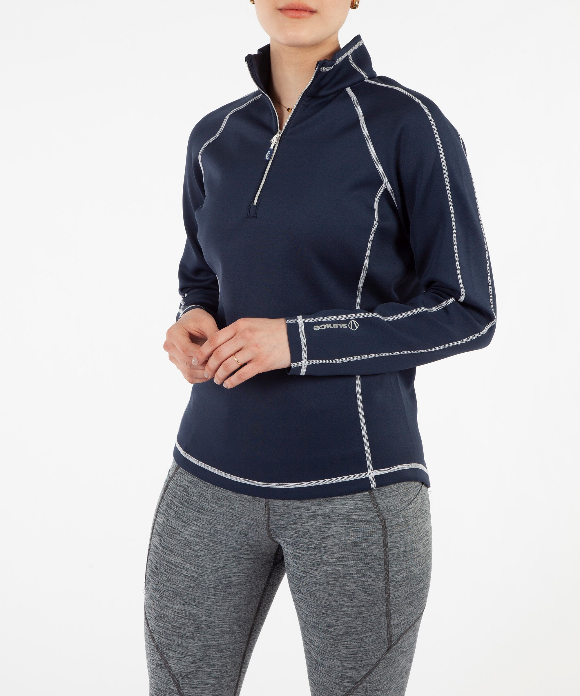 Women's Maddy Lightweight Stretch Thermal Half-Zip Pullover