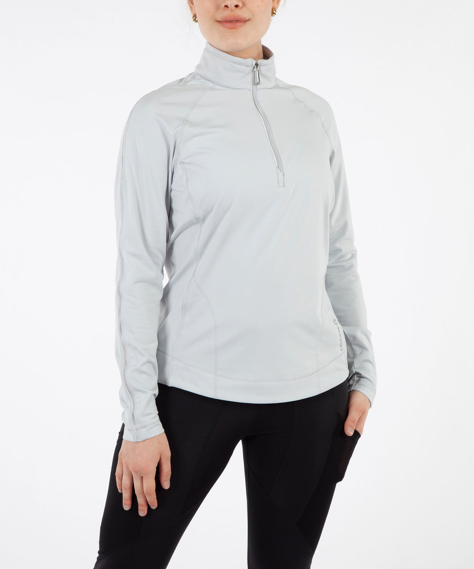 Sunisery Women's Half Zip Up Fleece Lined Hoodies Long Sleeve Crop Sweater  Tops Pullover Workout Sweatshirt with Thumb Hole