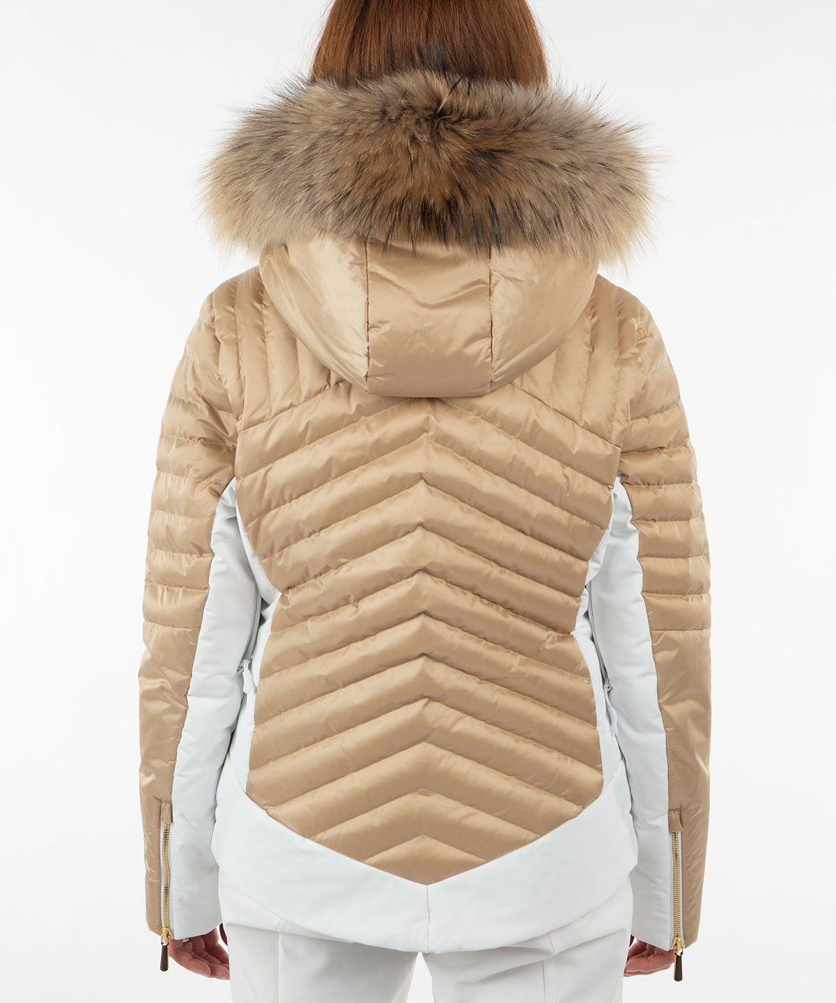 Women&#39;s Kendall Waterproof Quilted Jacket with Removable Fur Hood