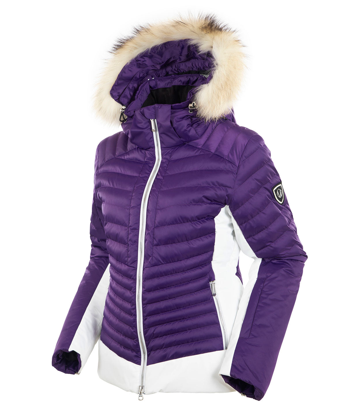 Women's Kendall Waterproof Quilted Jacket with Removable Fur Hood